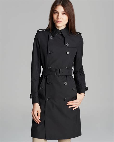 burberry kensington trench coat black.